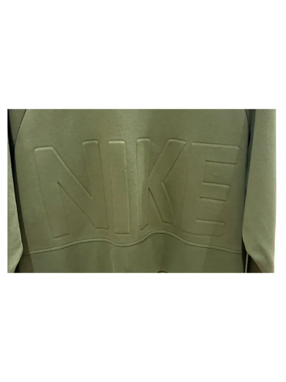 Nike Green Cropped Crewneck Sweatshirt Women's Medium
